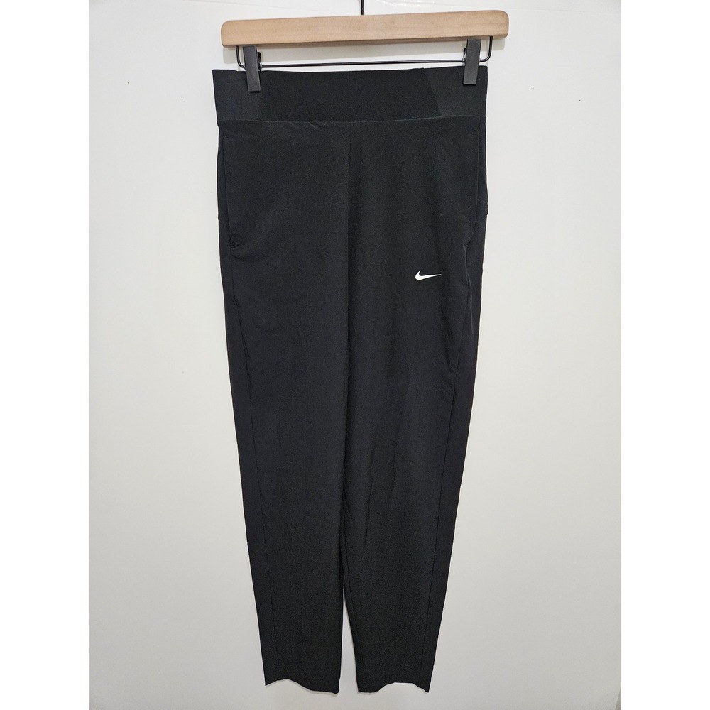 Nike Dri-FIT Womens‎ Black High Waisted Tapered Athletic Training Pants Small